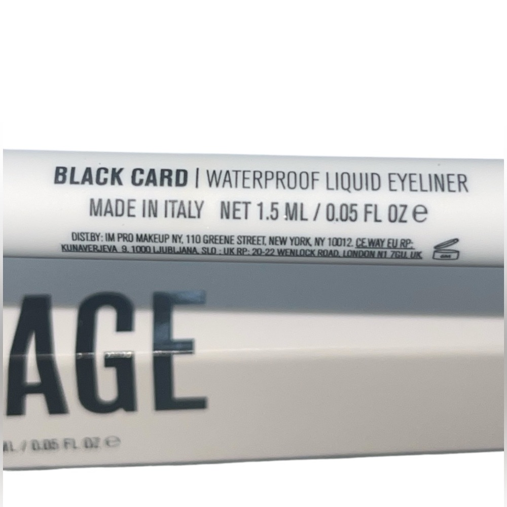 IL Makiage waterproof liquid eyeliner. Color: Black card. New in box. - Picture 4 of 6